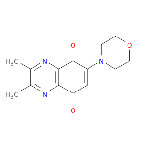 5,8-Quinoxalinedione,2,3-dimethyl-6-(4-morpholinyl)-