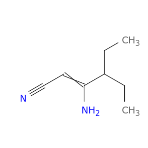 2-Hexenenitrile, 3-amino-4-ethyl-
