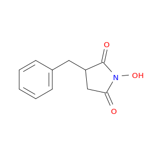 2,5-Pyrrolidinedione, 1-hydroxy-3-(phenylmethyl)-