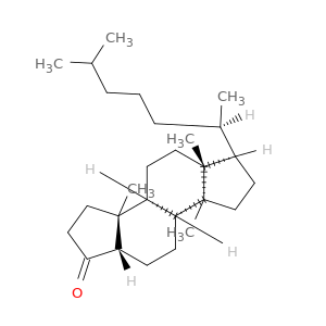 (3ar,3bs,5ar,6r,8as,8br,10as)-3a,5a,8a-trimethyl-6-[(2r)-6-methylheptan-2-yl]tetradecahydrodicyclopenta[a,f]naphthalen-1(2h)-one
