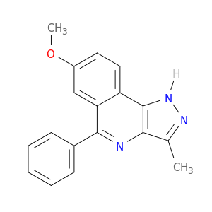 1H-Pyrazolo[4,3-c]isoquinoline, 7-methoxy-3-methyl-5-phenyl-