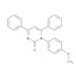 2(1H)-Pyrimidinone, 1-(4-methoxyphenyl)-4,6-diphenyl-