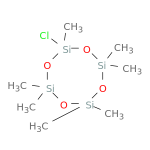 Cyclotetrasiloxane, chloroheptamethyl-