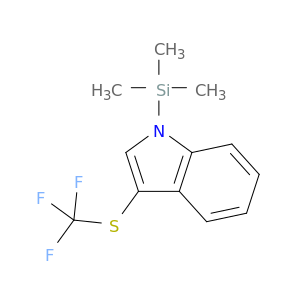 1H-Indole, 3-[(trifluoromethyl)thio]-1-(trimethylsilyl)-