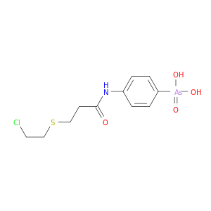 [4-[3-(2-chloroethylsulfanyl)propanoylamino]phenyl]arsonic acid