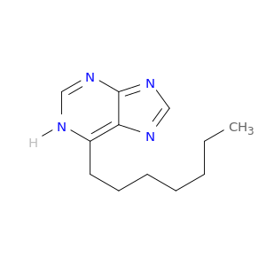 1H-Purine, 6-heptyl-