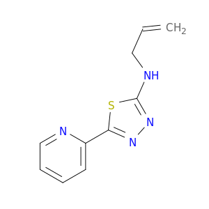1,3,4-Thiadiazol-2-amine, N-2-propenyl-5-(2-pyridinyl)-