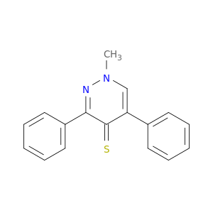 4(1H)-Pyridazinethione, 1-methyl-3,5-diphenyl-