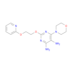 4,5-Pyrimidinediamine, 6-(4-morpholinyl)-2-[2-(2-pyridinyloxy)ethoxy]-