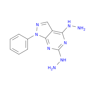 1H-Pyrazolo[3,4-d]pyrimidine,4,6-dihydrazinyl-1-phenyl-