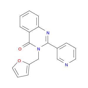 4(3H)-Quinazolinone, 3-(2-furanylmethyl)-2-(3-pyridinyl)-