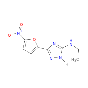 1H-1,2,4-Triazol-5-amine,N-ethyl-3-(5-nitro-2-furanyl)-