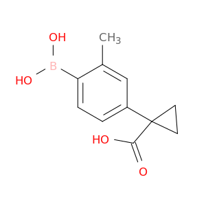 1-(4-硼-3-甲基苯基)环丙烷羧酸