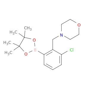 3-Chloro-2-(morpholinomethyl)phenylboronic acid, pinacol ester