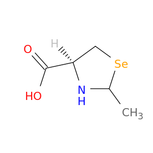 4-Selenazolidinecarboxylic acid, 2-methyl-, (4S)-