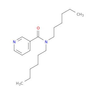 3-Pyridinecarboxamide, N,N-dihexyl-