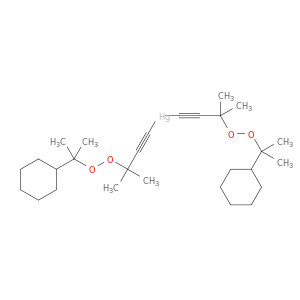 Mercury, bis[3-[(1-cyclohexyl-1-methylethyl)dioxy]-3-methyl-1-butynyl]-