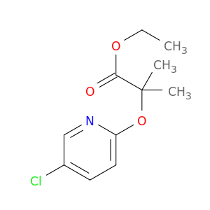 Propanoic acid, 2-[(5-chloro-2-pyridinyl)oxy]-2-methyl-, ethyl ester