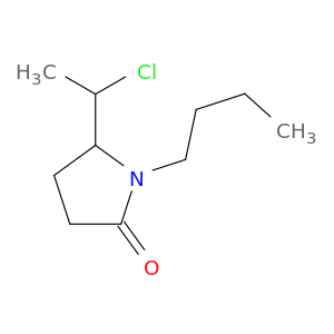 2-Pyrrolidinone, 1-butyl-5-(1-chloroethyl)-