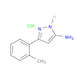 3-(2-甲基苯基)-1H-吡唑-5-胺盐酸盐