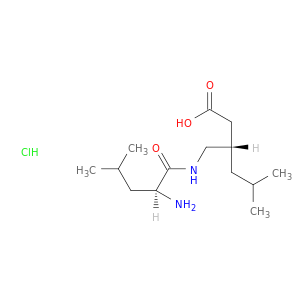 3[ [ [(2S)-2氨基4甲基- 1 -OXOPENTYL ]氨基]甲基]- 5 -甲基-,盐酸(1:1),(3S)—己酸