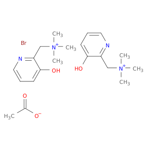 ((3-HYDROXY-PYRIDIN-2-YL)METHYL)TRIMETHYLAMMONIUM BROMIDE ACETATE