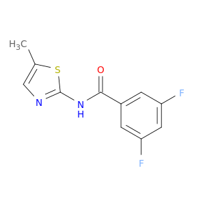 Benzamide,3,5-difluoro-N-(5-methyl-2-thiazolyl)-