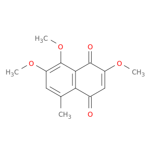 1,4-Naphthalenedione, 2,7,8-trimethoxy-5-methyl-