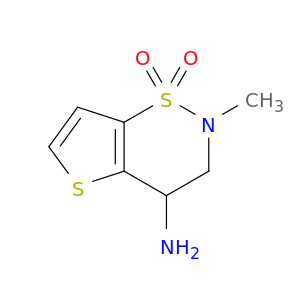 4-Amino-2-methyl-3,4-dihydro-2H-thieno[2,3-e][1,2]thiazine 1,1-dioxide
