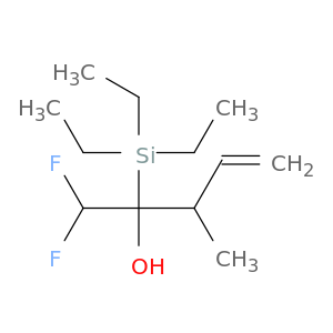 4-Penten-2-ol, 1,1-difluoro-3-methyl-2-(triethylsilyl)-