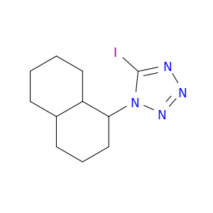 1H-Tetrazole, 1-(decahydro-1-naphthalenyl)-5-iodo-