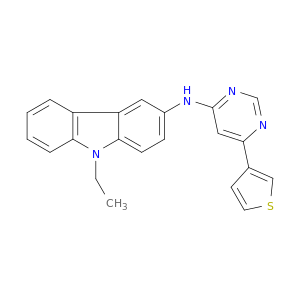 9H-Carbazol-3-amine, 9-ethyl-N-[6-(3-thienyl)-4-pyrimidinyl]-