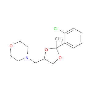 Morpholine, 4-[[2-(2-chlorophenyl)-2-methyl-1,3-dioxolan-4-yl]methyl]-