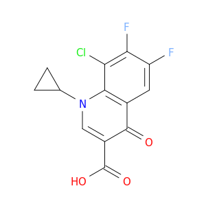 8-氯-1-环丙基-6,7-二氟-4-氧代-1,4-二氢喹啉-3-羧酸