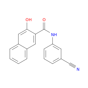 2-Naphthalenecarboxamide, N-(3-cyanophenyl)-3-hydroxy-