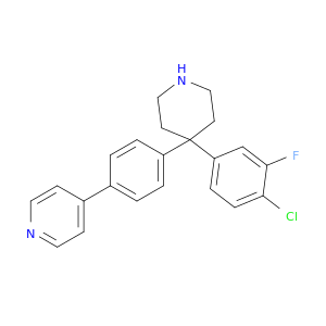 Pyridine, 4-[4-[4-(4-chloro-3-fluorophenyl)-4-piperidinyl]phenyl]-