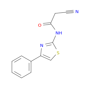 2-氰基-N-(4-苯基-1,3-噻唑-2-基)乙酰胺