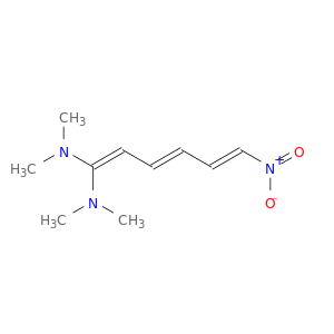 1,3,5-Hexatriene-1,1-diamine, N,N,N',N'-tetramethyl-6-nitro-, (E,E)-