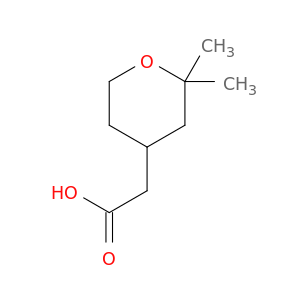 2-(2,2-dimethyloxan-4-yl)acetic acid