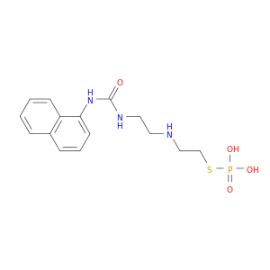 Urea, N-1-naphthalenyl-N'-[2-[[2-(phosphonothio)ethyl]amino]ethyl]-