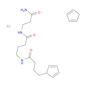 N-(2-CARBAMOYLETHYL)-4-[4-(1-CYCLOPENTA-2,4-DIENYL)BUTANOYLAMINO]BUTANAMIDE; CYCLOPENTA-1,3-DIENE; IRON