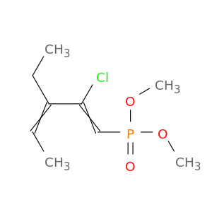Phosphonic acid, (2-chloro-3-ethyl-1,3-pentadienyl)-, dimethyl ester