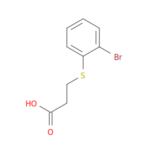 3-[(2-Bromophenyl)sulfanyl]propanoic Acid