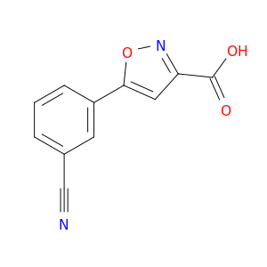5-(3-氰基苯基)异噁唑-3-甲酸