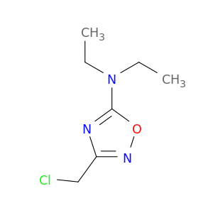 1,2,4-Oxadiazol-5-amine, 3-(chloromethyl)-N,N-diethyl-