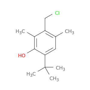 3-(氯甲基)-6-(1,1-二甲基乙基)-2,4-二甲基苯酚