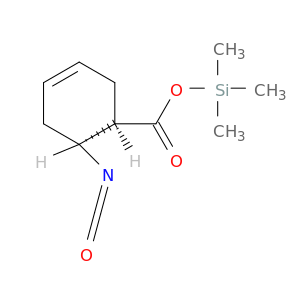 3-Cyclohexene-1-carboxylic acid, 6-isocyanato-, trimethylsilyl ester, cis-