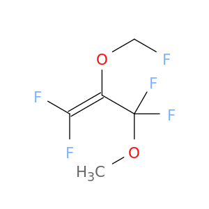 1-Propene, 1,1,3,3-tetrafluoro-2-(fluoromethoxy)-3-methoxy-