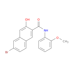 2-Naphthalenecarboxamide, 6-bromo-3-hydroxy-N-(2-methoxyphenyl)-