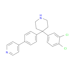 Pyridine, 4-[4-[4-(3,4-dichlorophenyl)-4-piperidinyl]phenyl]-